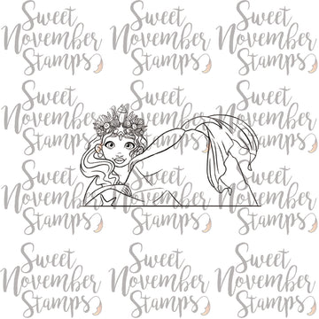 Digital Stamp - Sea Queens: Azure