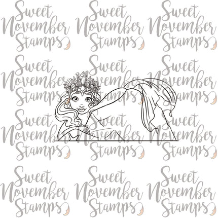 Digital Stamp - Sea Queens: Azure