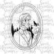 Digital Stamp - Haunted Manor Portraits: Baron VonWolvington