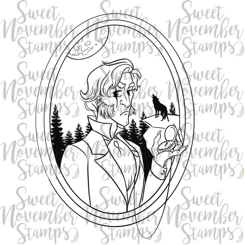 Digital Stamp - Haunted Manor Portraits: Baron VonWolvington