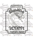 Digital Stamp - Potion Label Bundle: Basilisk Venom
