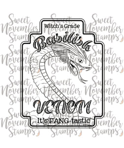 Digital Stamp - Potion Label Bundle: Basilisk Venom