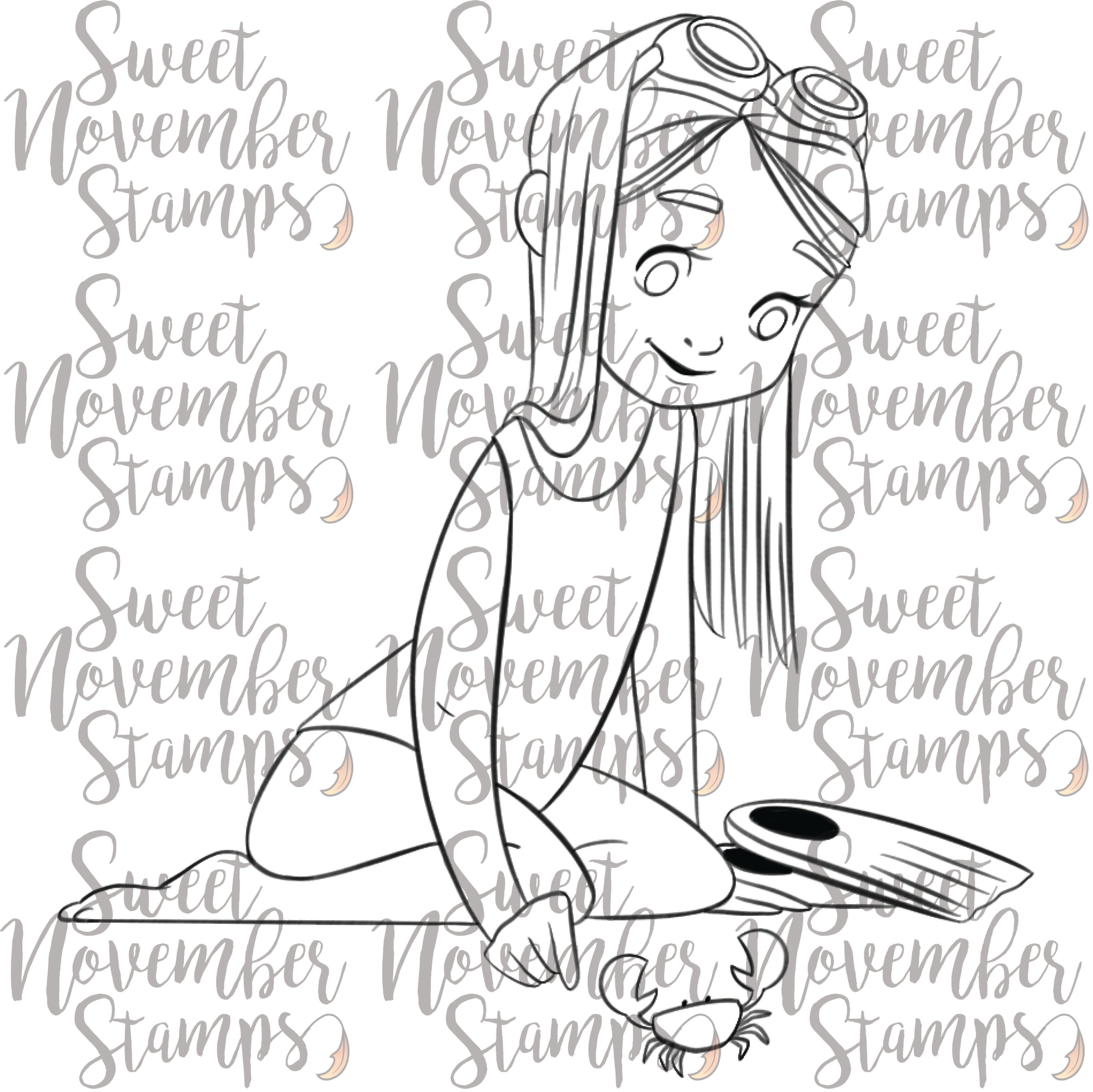 Digital Stamp - Beach Day