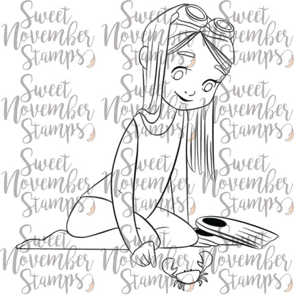 Digital Stamp - Beach Day