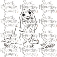 Load image into Gallery viewer, Digital Stamp - Dog Park 3: Bentley the Basset Hound
