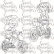 Digital Stamp - On the Go: Bicycle Connor and Jenny