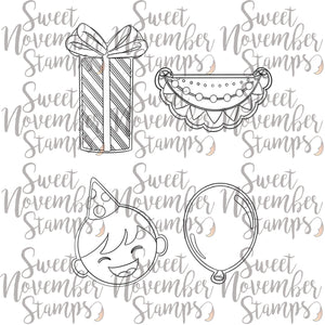 Digital Stamp - Birthday Cookies: Set #2