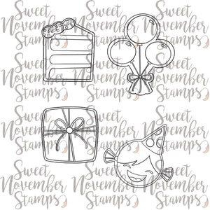 Digital Stamp - Birthday Cookies: Set #3