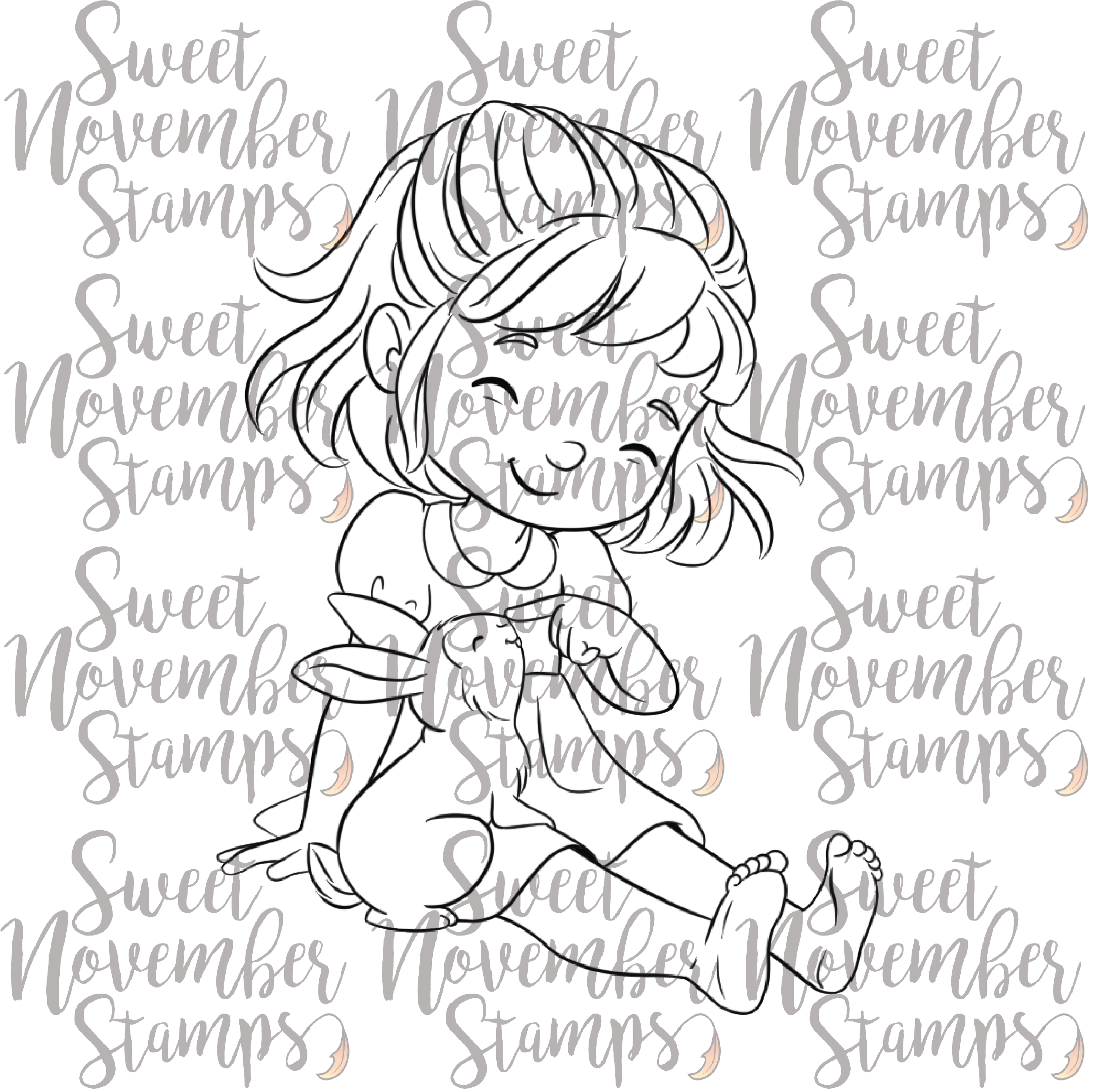 Digital Stamp - Bunny Boop!