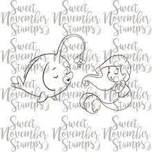 Load image into Gallery viewer, Digital Stamp - Merwee Christmas: Calvin and Eve
