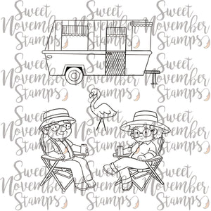 Digital Stamp - Camper Life: The Grands