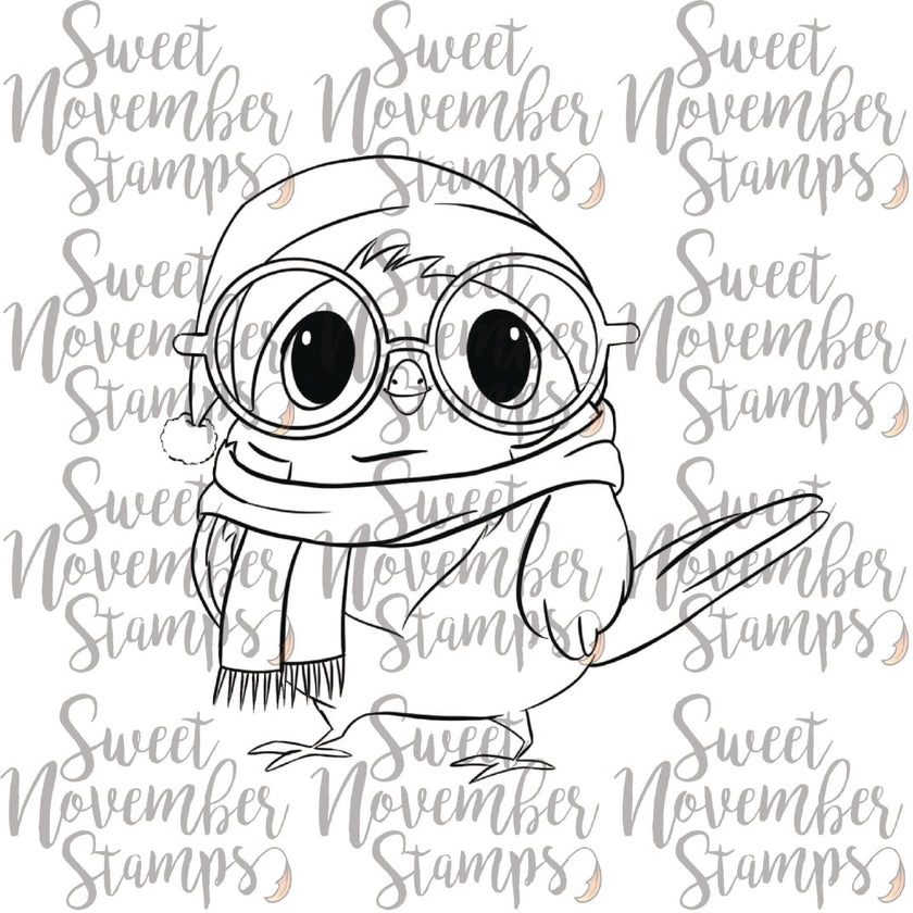 Digital Stamp - Cozy Fall Birds: Chadwick Chickadee