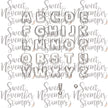 Digital Stamp - Christmas Cookies: Alphabet Cookies