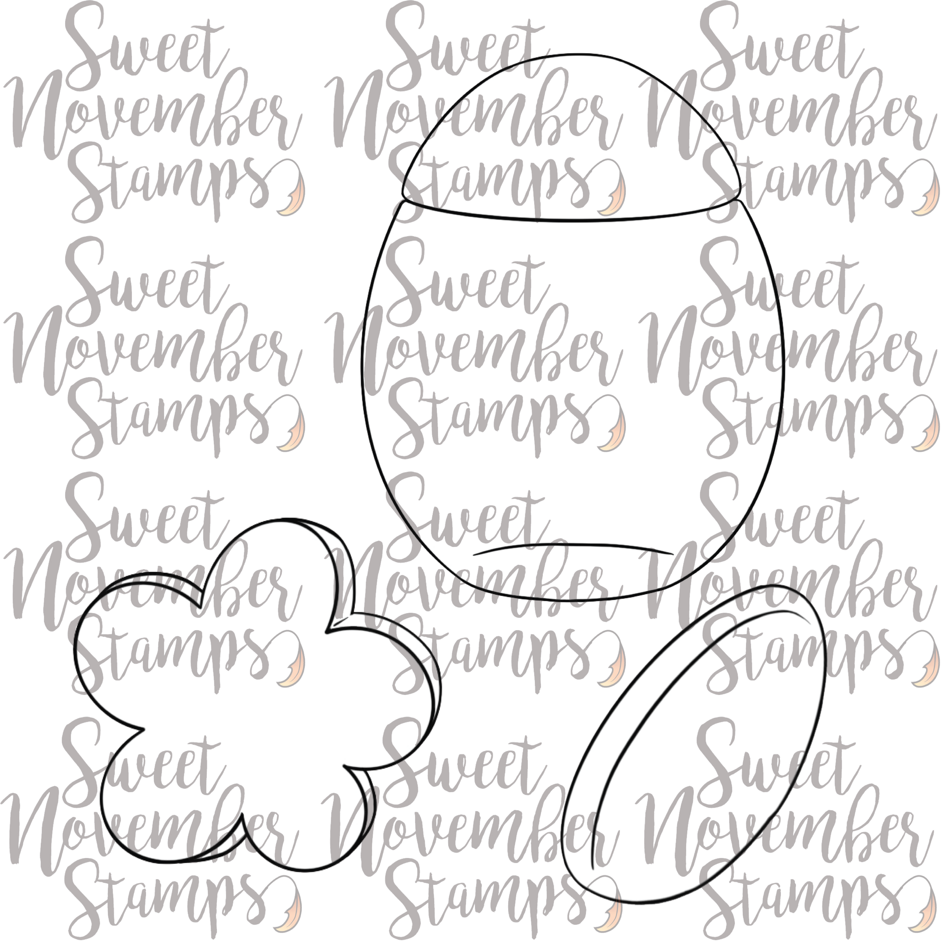Digital Stamp - Spring Cookies: Cookie Jar Set
