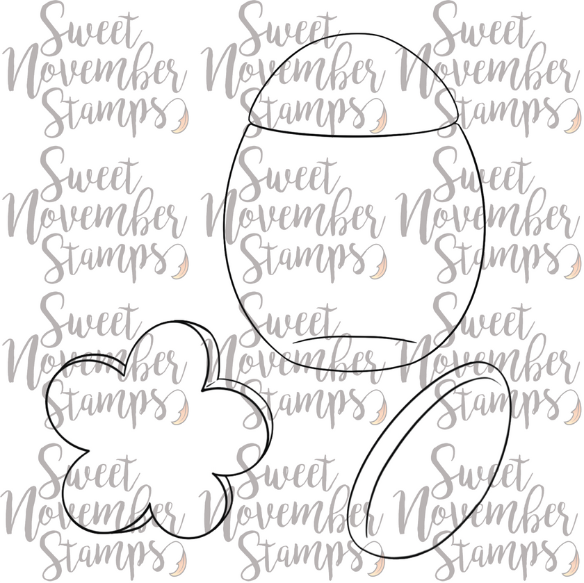 Digital Stamp - Spring Cookies: Cookie Jar Set