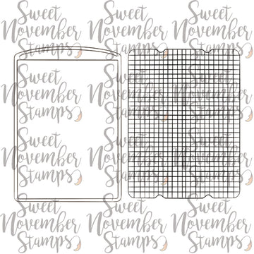 Digital Stamp - Christmas Cookies: Cooking Pans