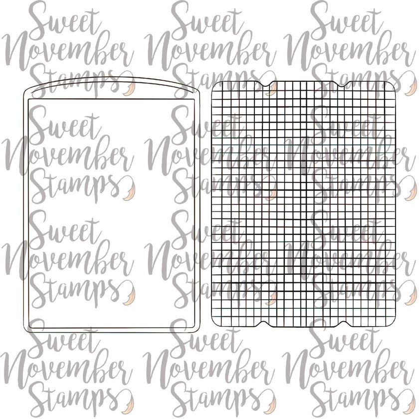 Digital Stamp - Christmas Cookies: Cooking Pans