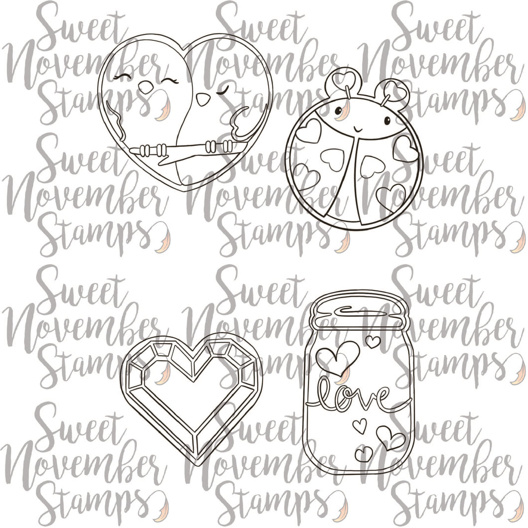 Digital Stamp - Valentine Cookies: Cookie Set 2