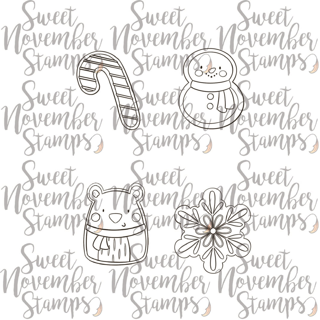 Digital Stamp - Christmas Cookies: Cookie Set 2