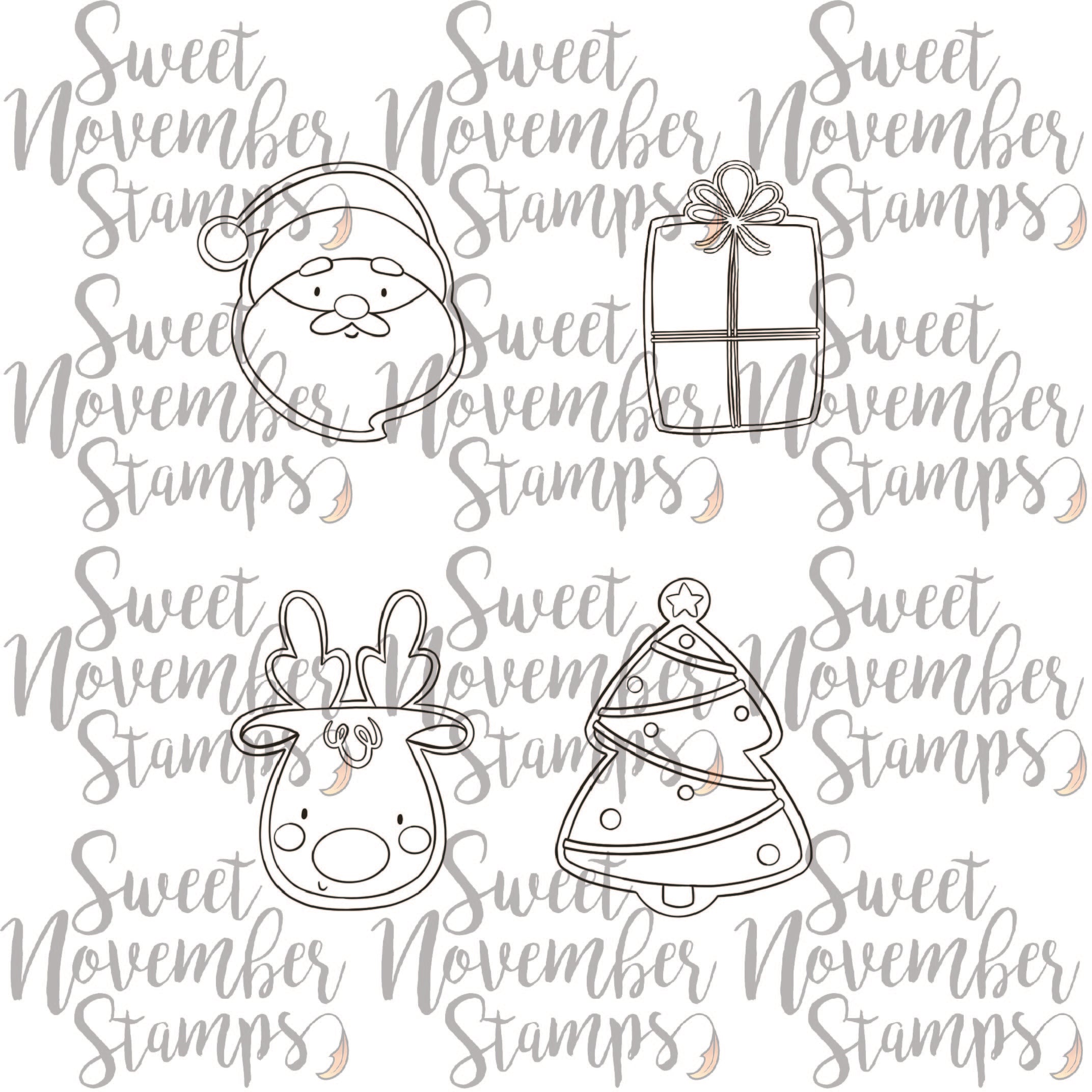 Digital Stamp - Christmas Cookies: Cookie Set 3