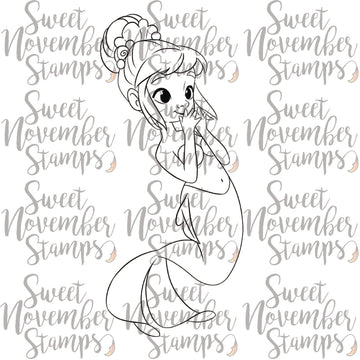 Digital Stamp - MerMay Progression Challenge 2025: Coralie