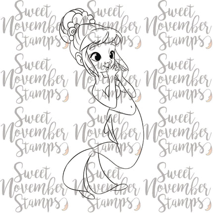 Digital Stamp - MerMay Progression Challenge 2025: Coralie
