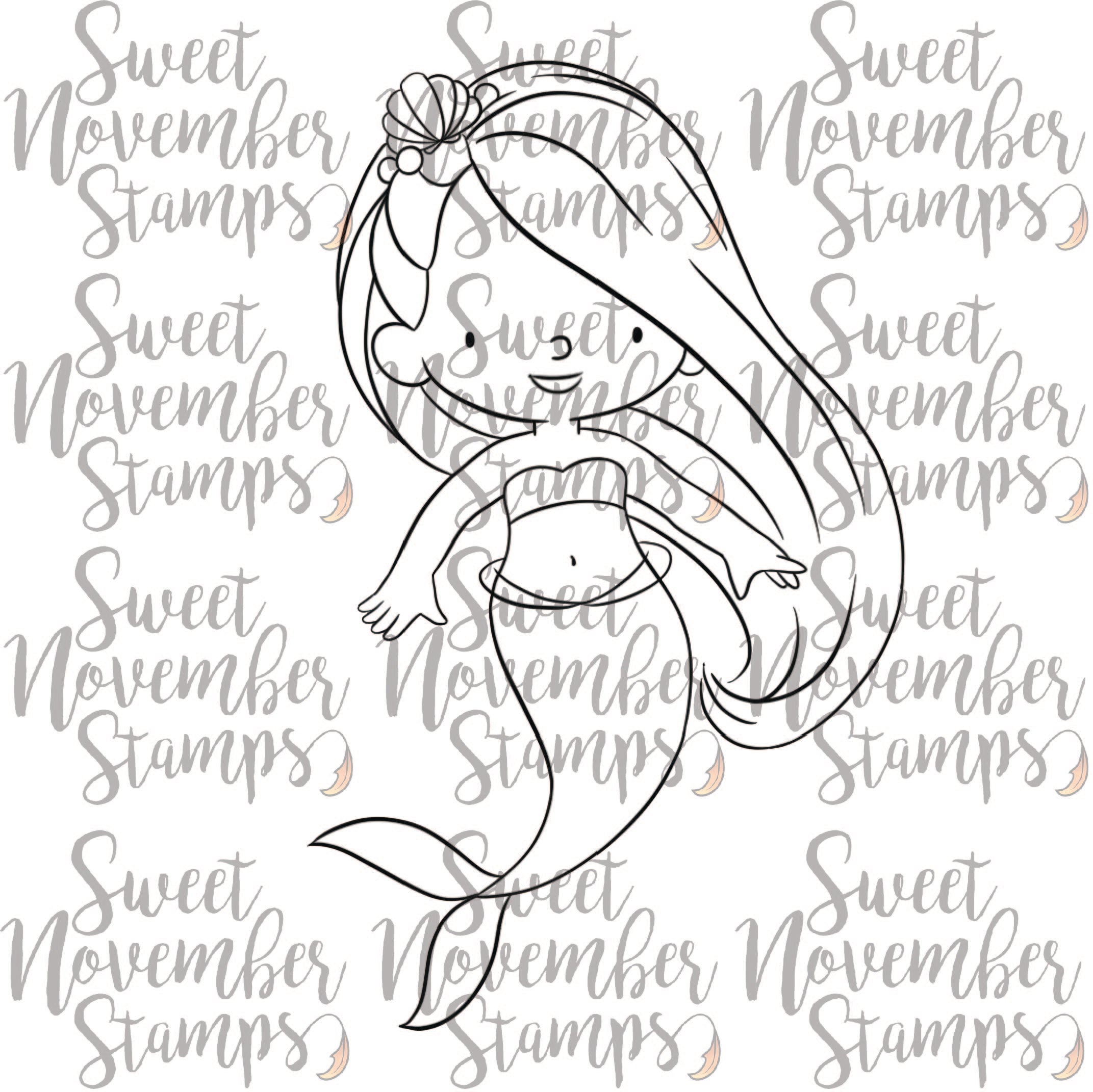 Digital Stamp - Coralyn