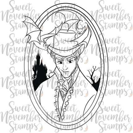 Digital Stamp - Haunted Manor Portraits: Count Dracul