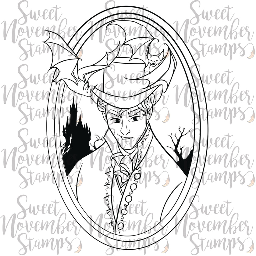 Digital Stamp - Haunted Manor Portraits: Count Dracul