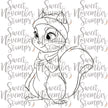 Digital Stamp - Cozy Fall Critter: Suzy Squirrel