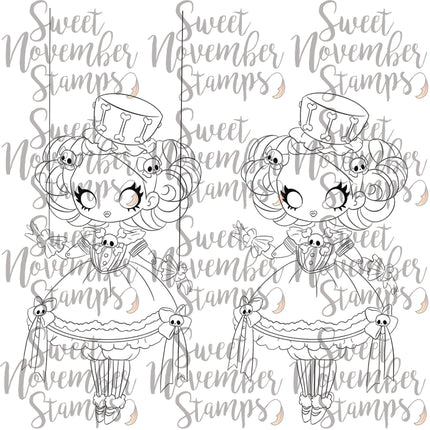 Digital Stamp - Creepy Doll: Skelly Kelly