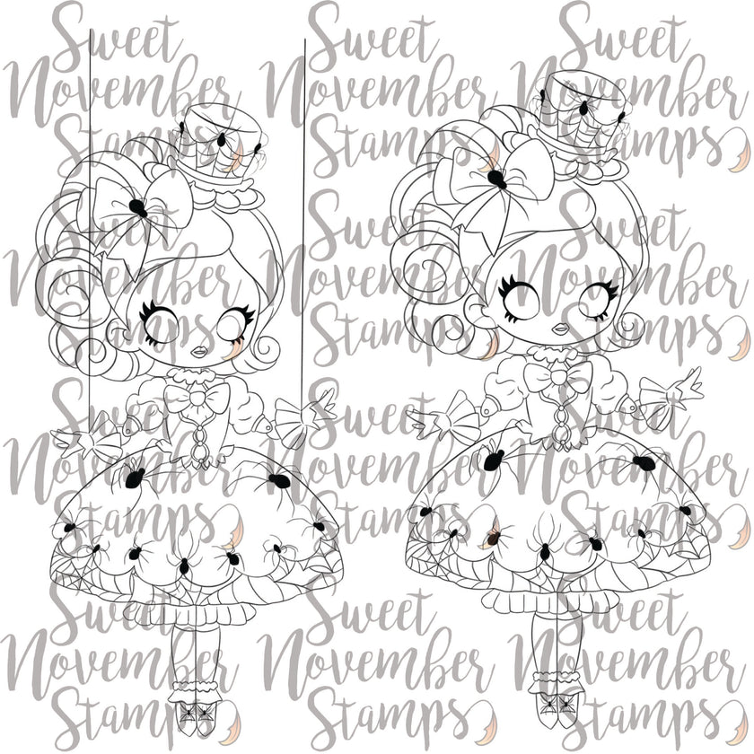 Digital Stamp - Creepy Doll: Wendy