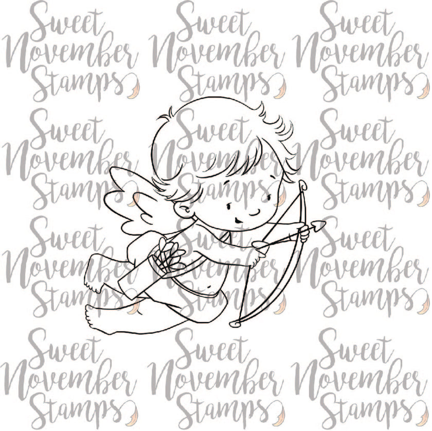 Digital Stamp - Baby Cupid: Cupid's arrow