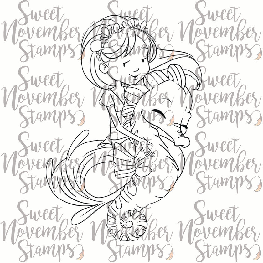 Digital Stamp - Current Gliding