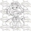 Digital Stamp - Howl-O-Ween Pups: Dash's Dracula Costume