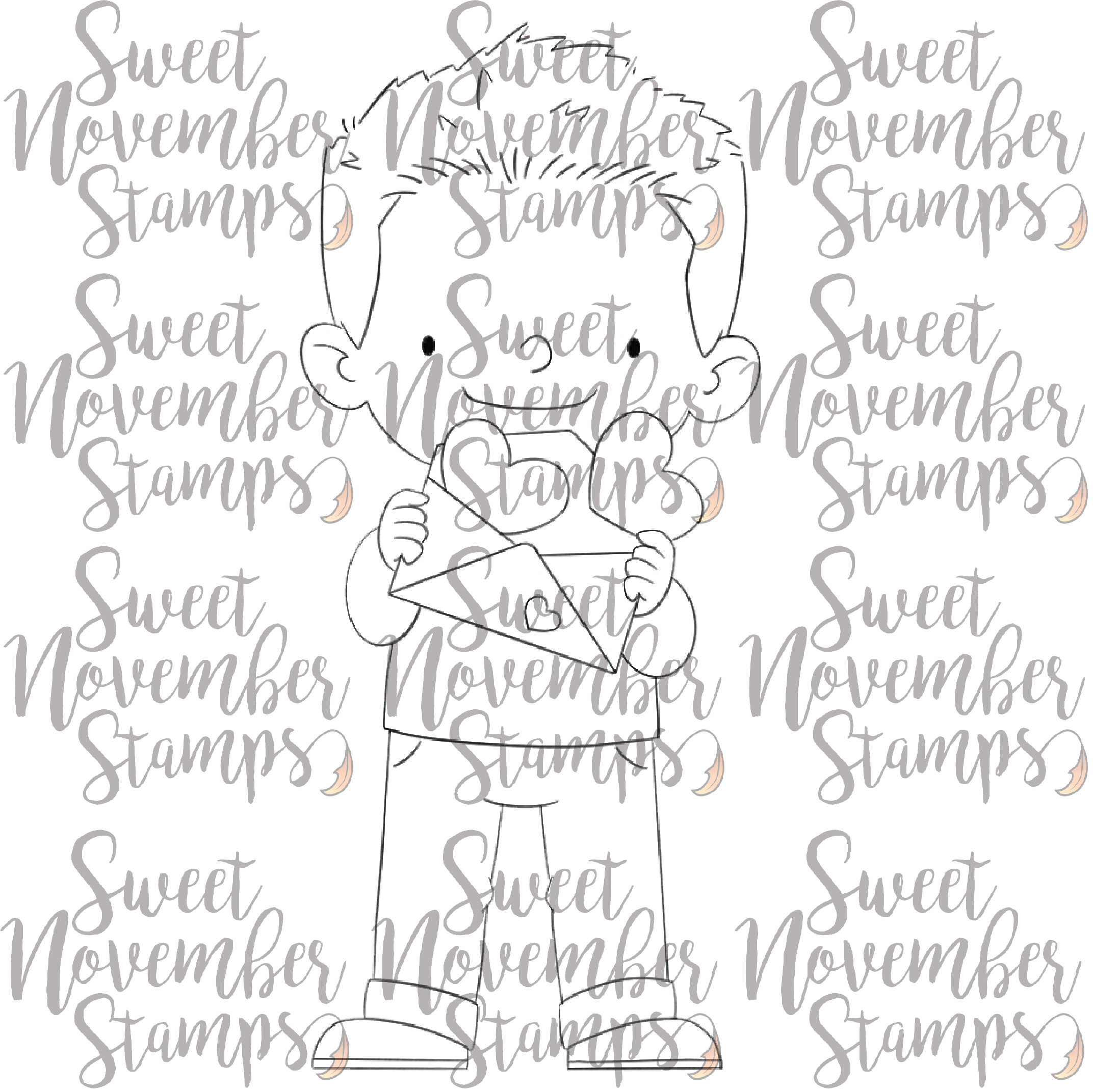 Digital Stamp - Love Letters: Derek