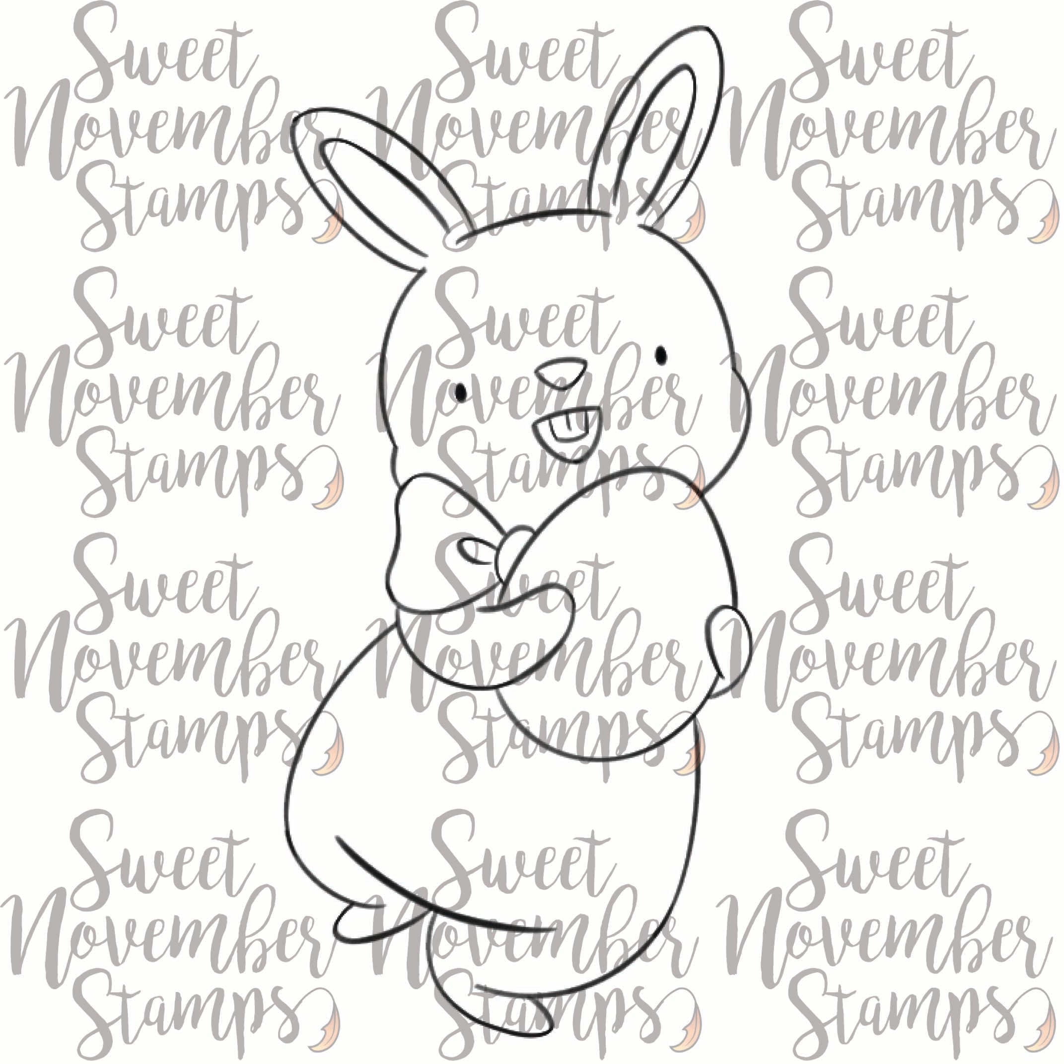 Digital Stamp - Easter Bunny