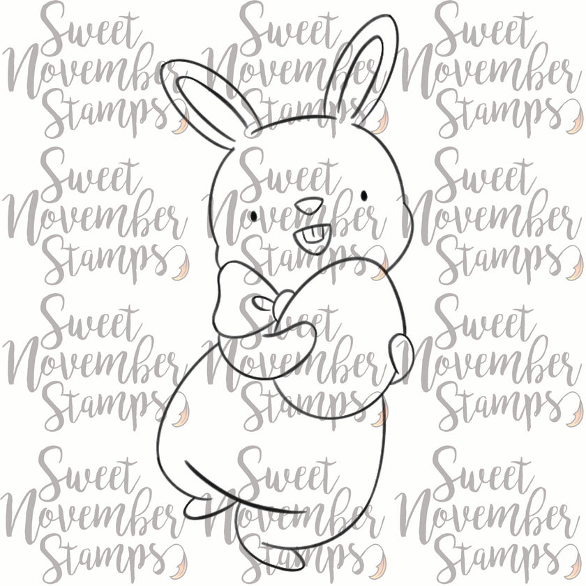 Digital Stamp - Easter Bunny