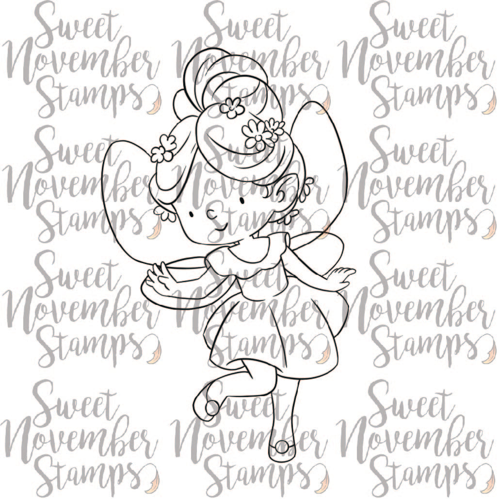 Digital Stamp - A Fairy Cute Day: Ella