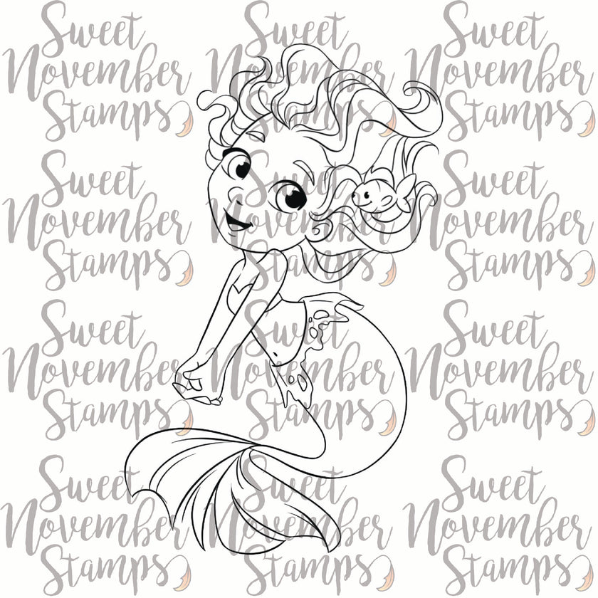 Digital Stamp - A Sea Full of Friends: Eviana