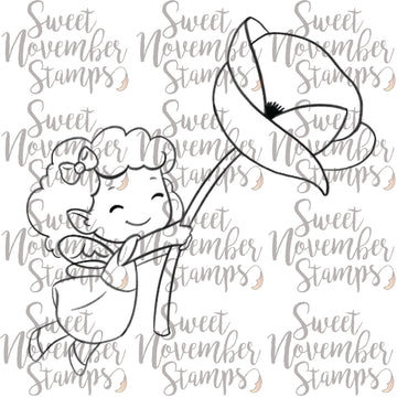 Digital Stamp - Fairwee Petal Party: Ellie