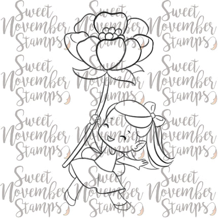 Digital Stamp - Fairwee Petal Party: Gina