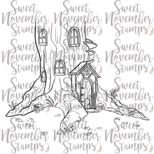 Load image into Gallery viewer, Digital Stamp - Cozy Fall Critters: Tree House
