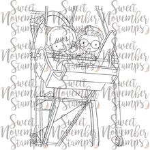 Load image into Gallery viewer, Digital Stamp - Fair Fun: Ferris Wheel
