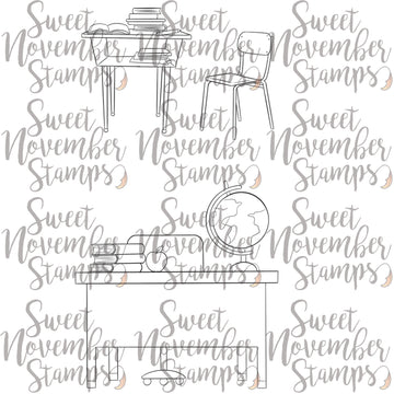 Digital Stamp - First Day: Desk Bundle
