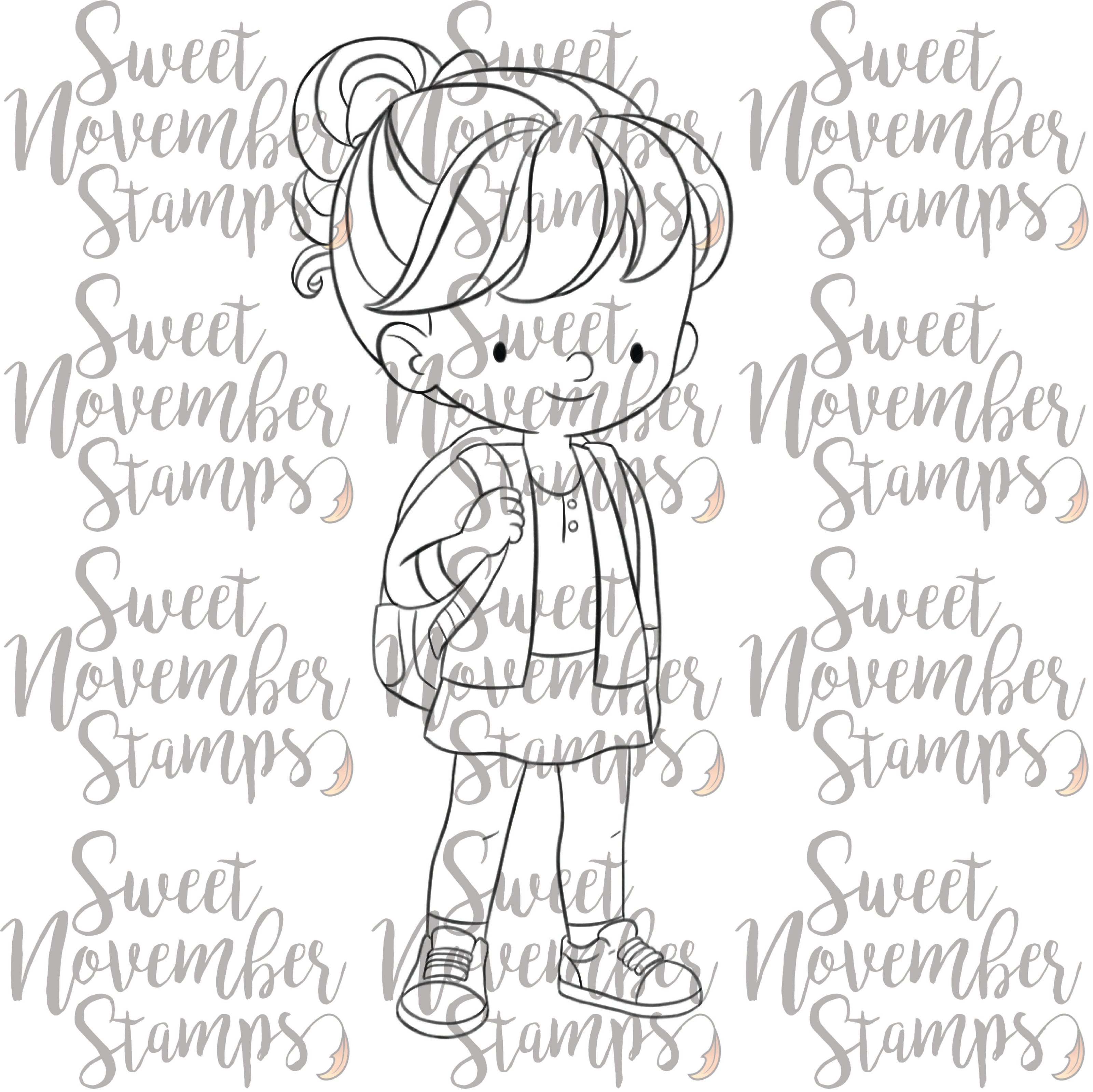 Digital Stamp - First Day: Eliza