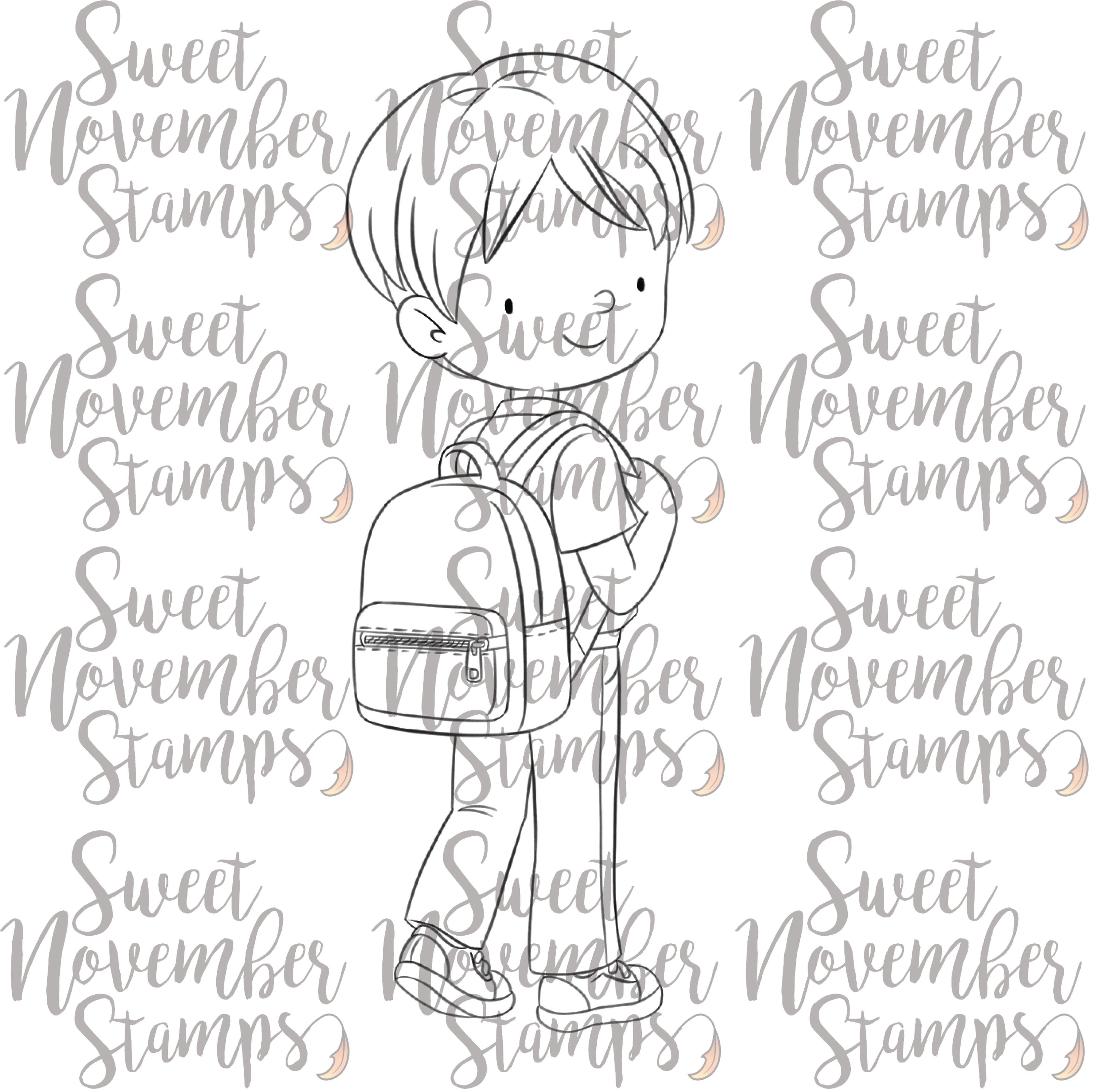 Digital Stamp - First Day: Kenny