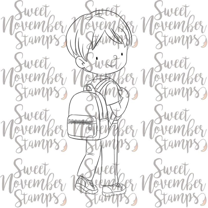 Digital Stamp - First Day: Kenny