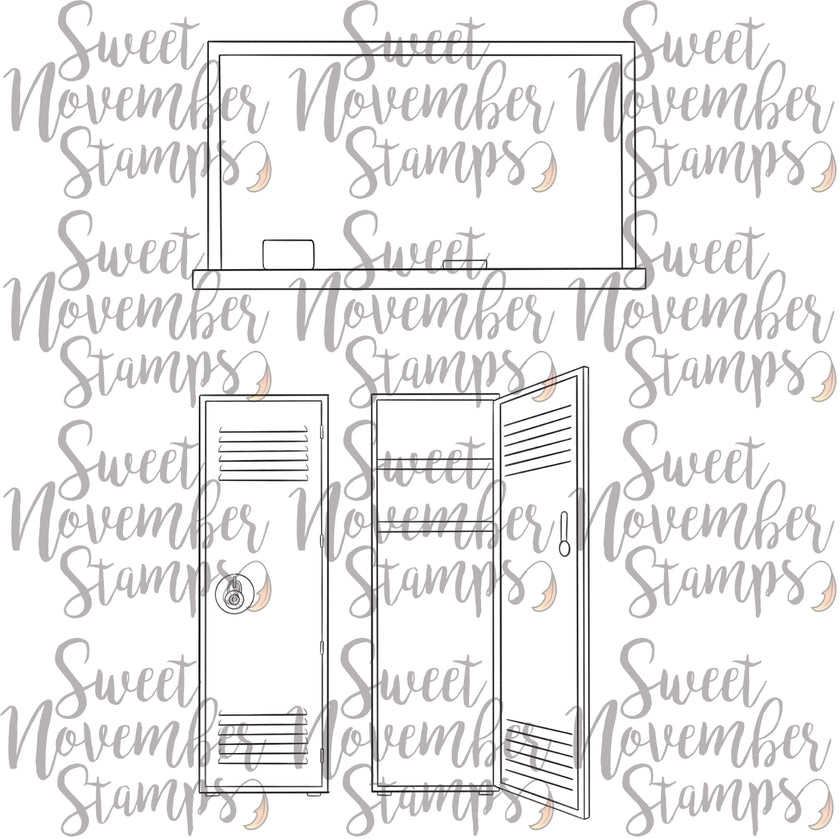 Digital Stamp - First Day: Locker Bundle