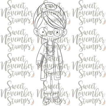 Digital Stamp - First Day: Mrs. James